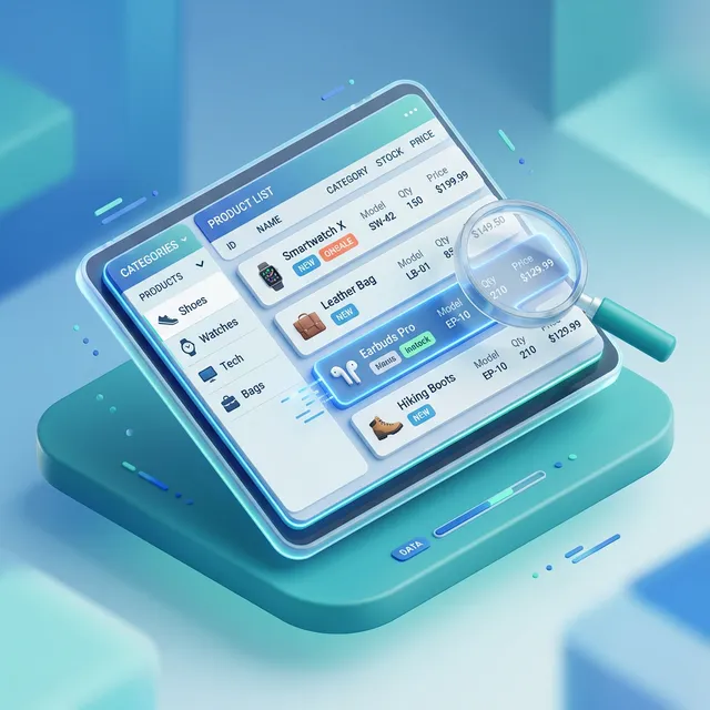 Catalog Management Concept